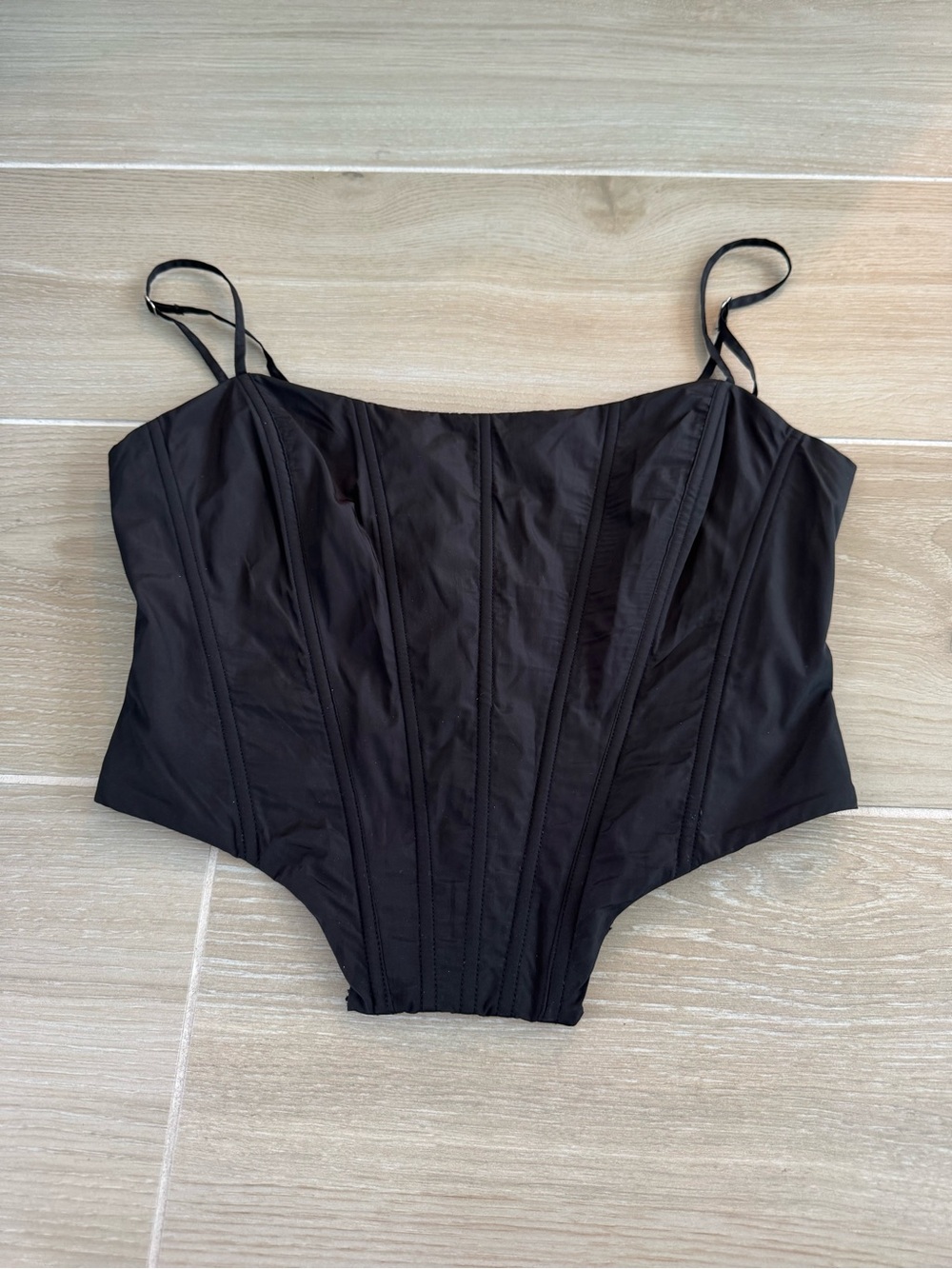 White Fox Boutique Black Structured Bustier Camisole